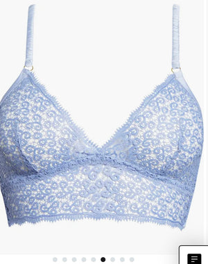 Floral Lace Longline Bralette