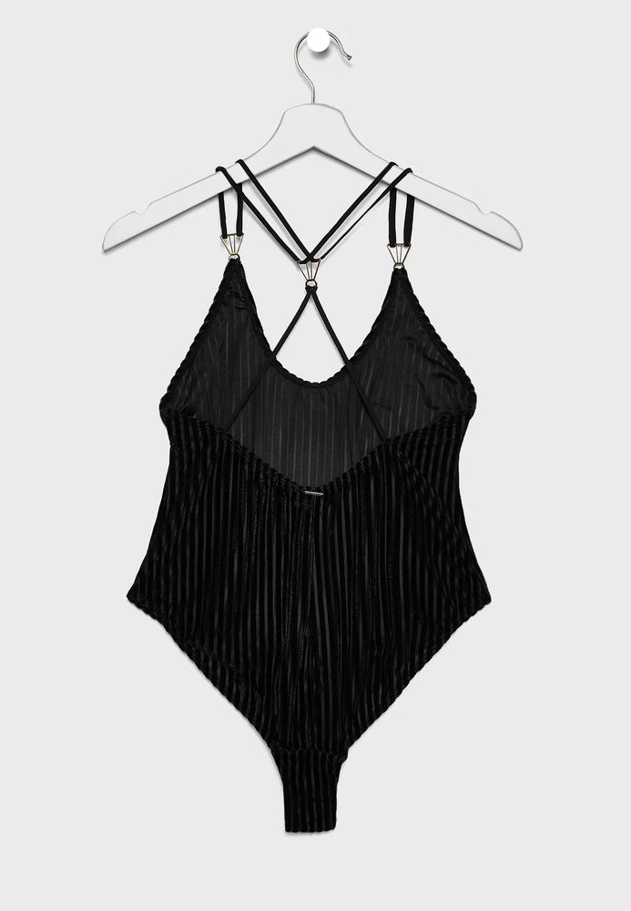 Avia Cross Back Ribbed Bodysuit
