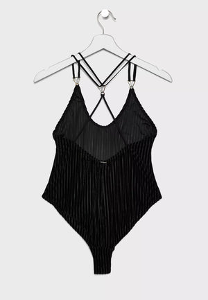 Avia Cross Back Ribbed Bodysuit