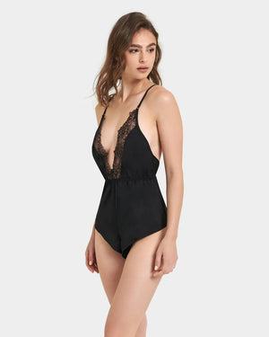 Alanna Luxury Satin Teddy