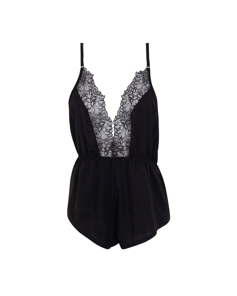 Alanna Luxury Satin Teddy