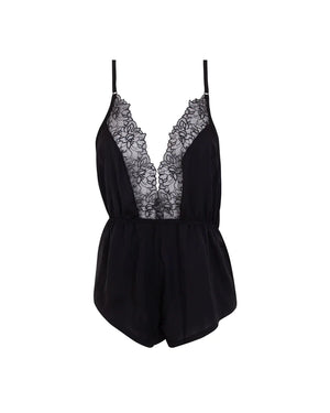 Alanna Luxury Satin Teddy
