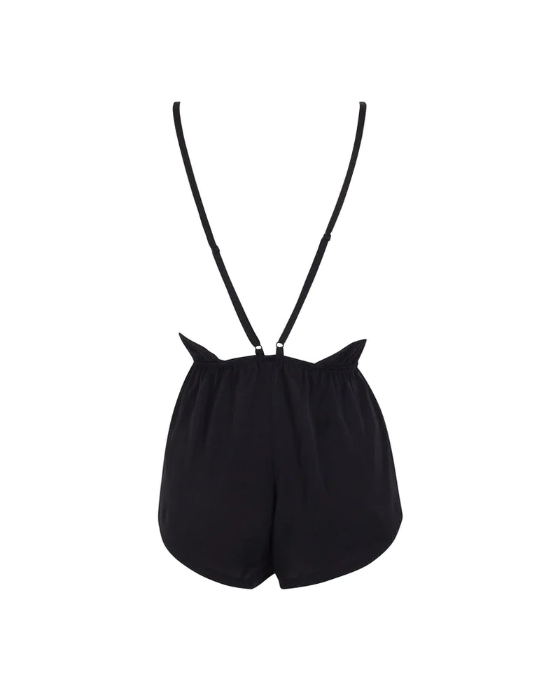 Alanna Luxury Satin Teddy
