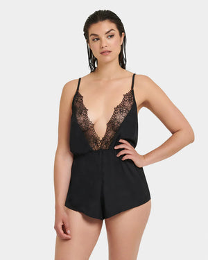 Alanna Luxury Satin Teddy