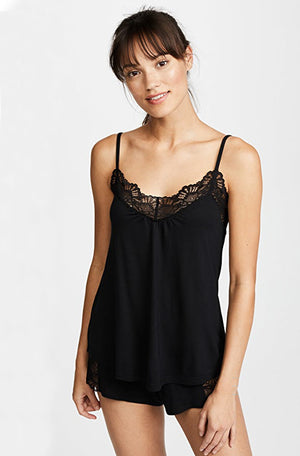 Venice Lace Low Back Cami And Short Set