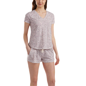 V-Neck Shortie PJ Set