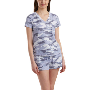 V-Neck Shortie PJ Set