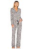 Notch Collar Pajama Set