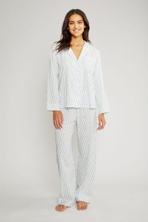 Nautico Woven Pants Pajama Set