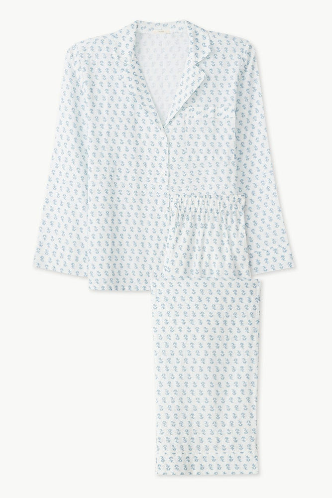 Nautico Woven Pants Pajama Set